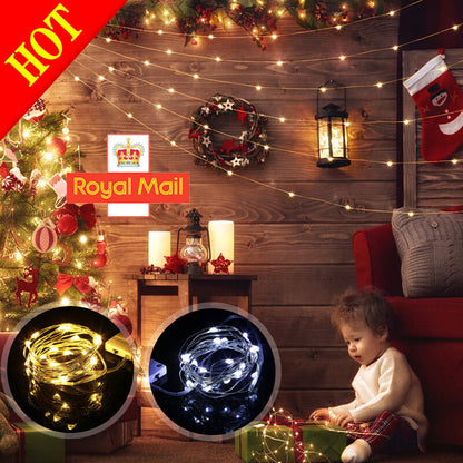 Warm White Fairy Lights – Cozy LED String Lights for Home Decor
